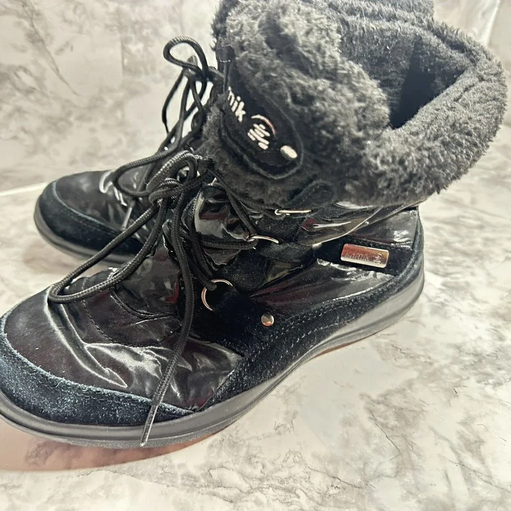 Kamik Boot Womens Size‎ 8 Sofia Black Waterproof Snowboot Black